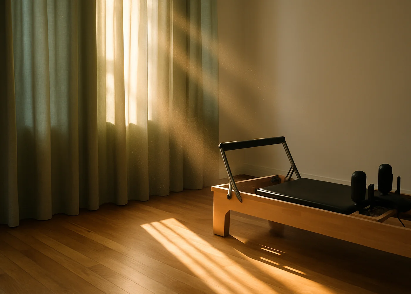 La luce del pomeriggio tra le tende salvia